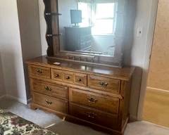 oak dresser with mirror