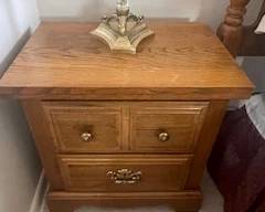 oak nightstand