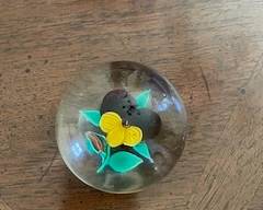 initialed paper weight