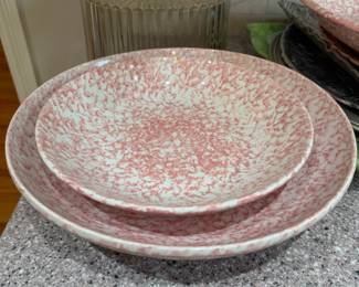 Spongeware Bowls 