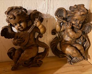 Wood Cherubs 