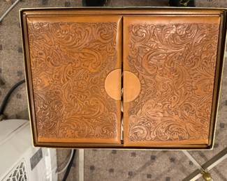 Vintage Roulette Game in Leather Case