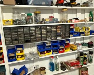 Assorted Hardware and Workshop Supplies