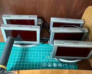 Advance Model Powered Red LED Digital Alarm Clock Set of 