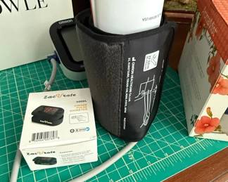 Zac Vrate DL Finger Pulse Oximeter and Omron Blood Pressure Cuff