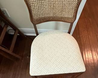 Restoration Hardware Juliette Cane Natural Wood Dining Chair