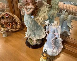 Collection of Seraphim Classics Angel Figurines