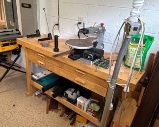 Sears Craftsman Scroll Saw and Workbench