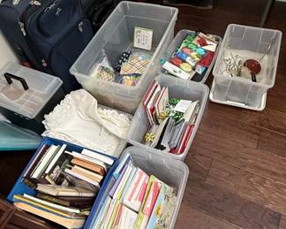 Assorted Craft and Stationery Supplies Lot