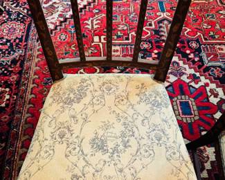 Pair of Dutch Marquetry Chairs
