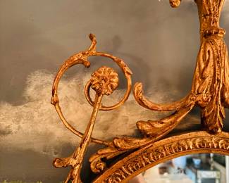 Adam Style Giltwood Mirror