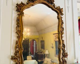 Ornate Gold Mirror