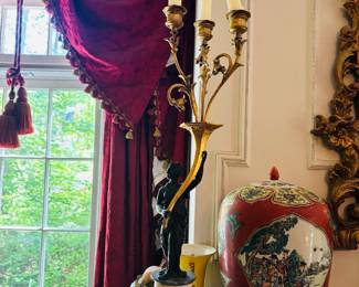 Pair of French Empire Candlesticks