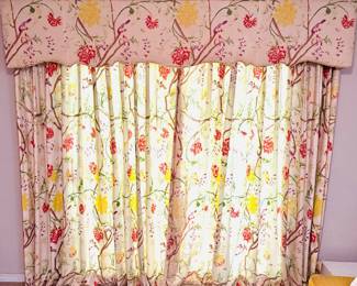 Floral Pattern Drapes