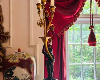 Pair of French Empire Candlesticks