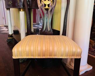 Chair w/ Gilt Back