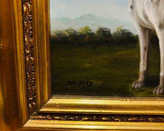 Oil of Canvas of Dogs