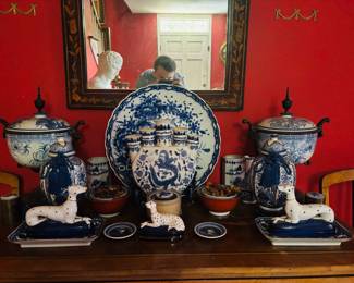 Collection of Blue & White Porcelain