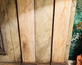 Faux Painted Marble Mirror