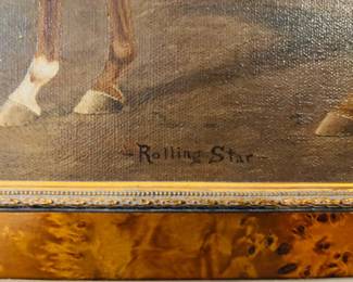 Pair of Signed Horse Paintings