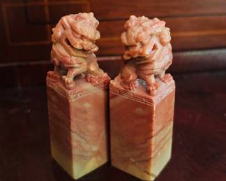 Soapstone Foo Dog Seals