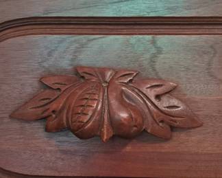 Davis Cabinet Company Lillian Russell Collection Walnut Dresser with Mirror fourth image