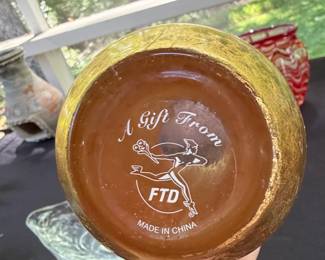 FTD A Gift From Gold Textured Vase second image