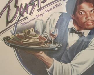 Bus Boys Minimum Wage Rock Roll Album Cover Art