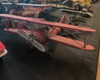 Red Baron Biplane Model Airplane