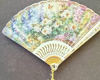 Serenity by Lena Liu Unfolding Beauty Collector Plate Fan