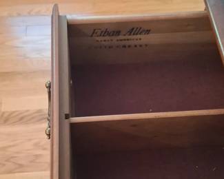 Ethan Allen Early American Solid Cherry Hutch second image