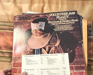 The Charlie Daniels Band Volunteer Jam III and IV Demonstration Not For Sale Vinyl Record