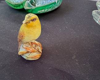 Ceramic Yellow Bird Figurine third image