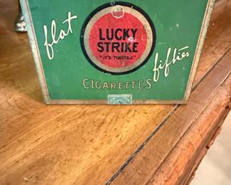 Lucky Strike Flat Fifties Cigarette Tin ss