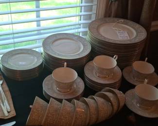 Franciscan Renaissance Grey Bone China Dinnerware Set