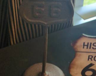 Cast Iron US Route Sign Replica