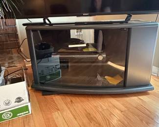 Sony Curved Glass Entertainment Center or TV Stand