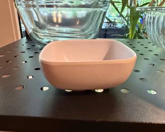 Melamine Square Serving Bowls and Glass Mixing Bowls third image