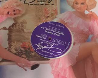 Dolly Parton Baby Im Burnin or I Wanna Fall in Love Vinyl Record
