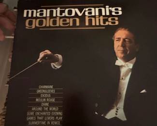 Collection of Vinyl Records The Rolling Stones, Mickey Gilley, Mantovani, Chicago second image