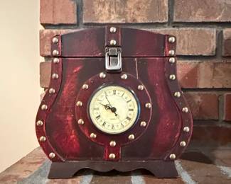 Steampunk Style Decorative Trunk Clock