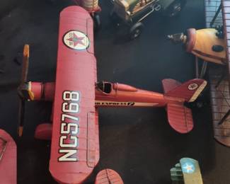 Texaco Wings of Texaco Stearman Biplane Diecast Bank