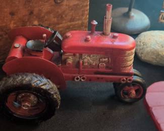 Red DieCast Farmall Tractor Toy