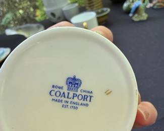 Coalport Bone China Demitasse Cup with Gold Handle second image