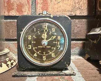 Vintage General Electric XRay Corporation Interval Timer Clock