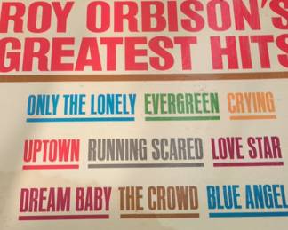 Roy Orbisons Greatest Hits Vinyl Record Album