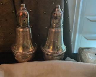 Duchin Creations Sterling Weighted Salt and Pepper Shakers