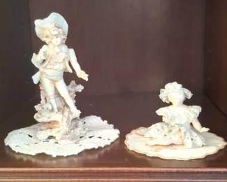 Norman Rockwell Porcelain Figurines and Floral Tea Set third image
