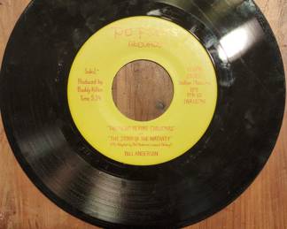 Bill Anderson The Night Before Christmas or The Story of the Nativity Vinyl Record