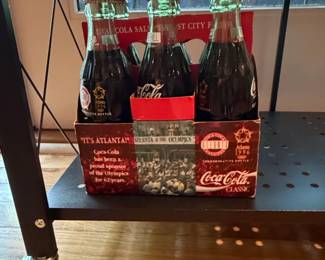 CocaCola Atlanta Olympic Commemorative Bottles Set of